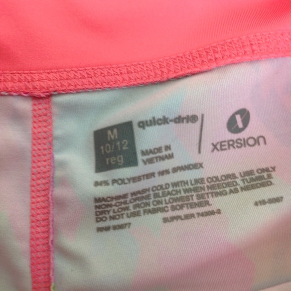 SOLD Xersion Girls Capri Leggings- N1082 - Picture 2 of 3